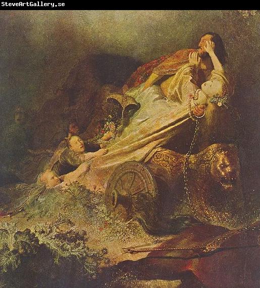 Rembrandt van rijn The abduction of Proserpina